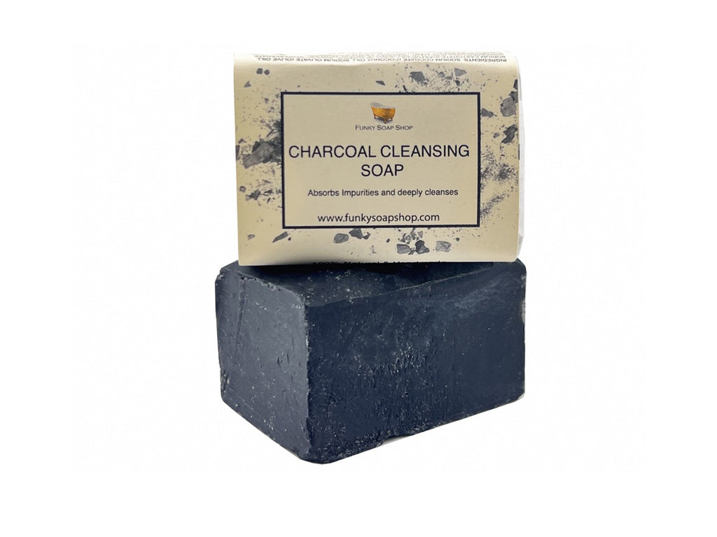 Charcoal Cleansing Soap Bar - Funky Soap Shop